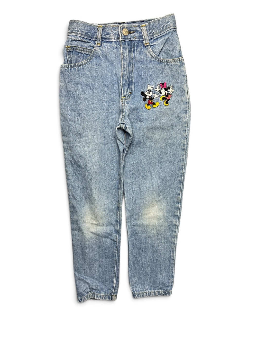 Vintage Mickey & Co Disney Jeans Mickey Minnie Embroidered 90s
